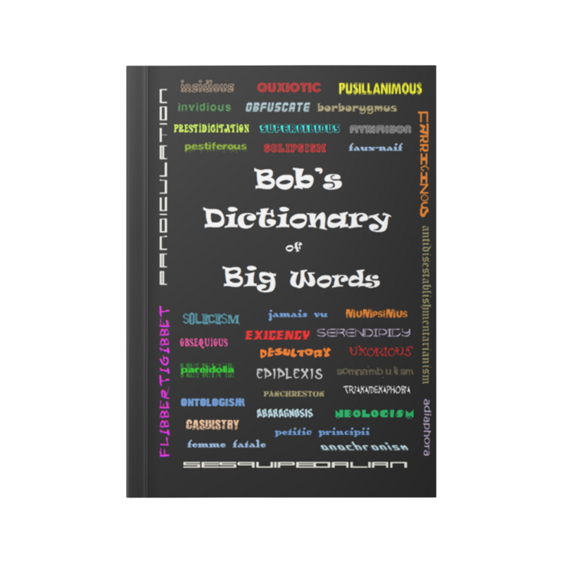 Bob's Dictionary of Big Words - 5.5 x 8.5 inch size