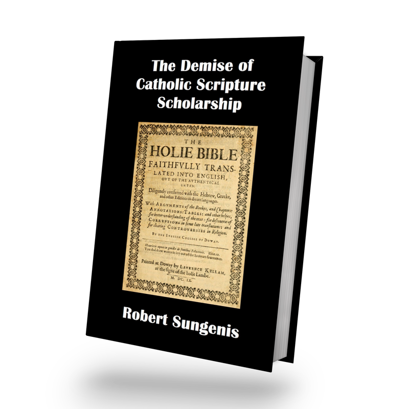 The Demise of Catholic Scripture Scholarship